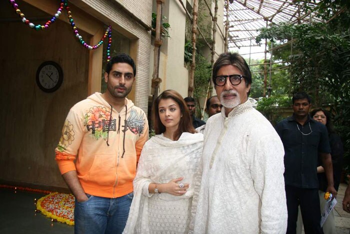 Family Ties: Mr Bachchan and the Bachchan bahu.