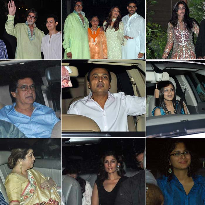 Amitabh Bachchan's 68th birthday bash at Jalsa was a star studded affair