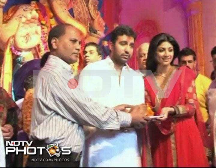 Shilpa Shetty celebrates Ganesha Utsav
