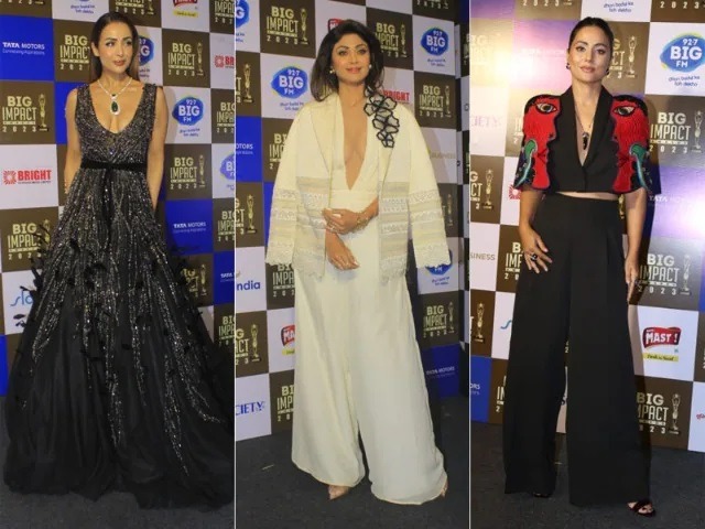 Big Impact Awards: मलाइका अरोड़ा, शिल्पा शेट्टी और हिना खान ने रेड कार्पेट पर बिखेरा जलवा