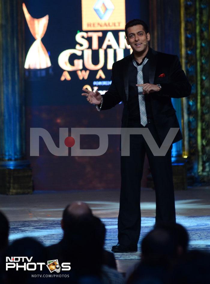 Nervous Salman debuts as award show host