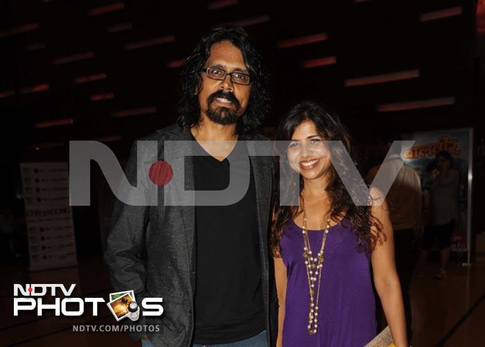 Filmmaker Nagesh Kukunoor with his wife 
Elahe Hiptoola