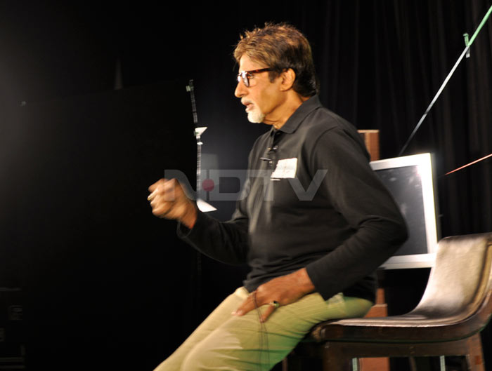 Big B at NDTV