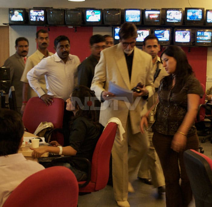 Big B at NDTV