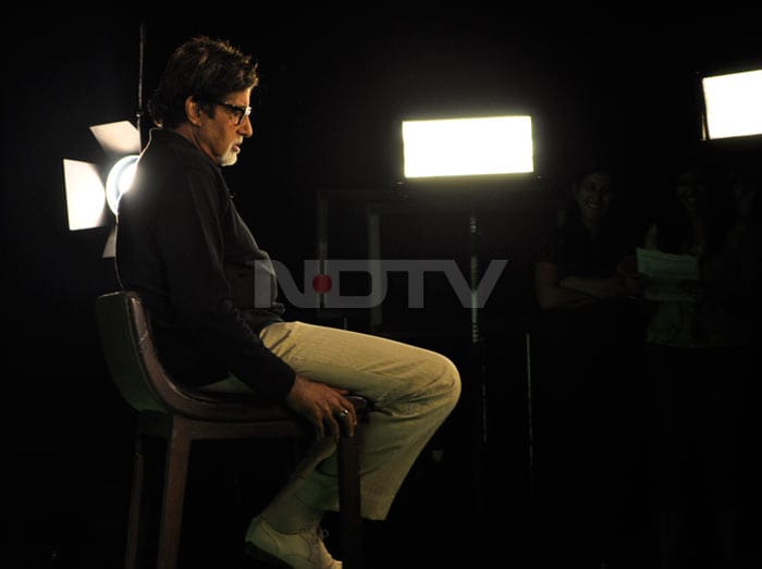 Big B at NDTV