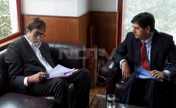 Big B at NDTV