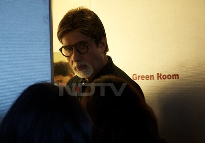 Big B at NDTV