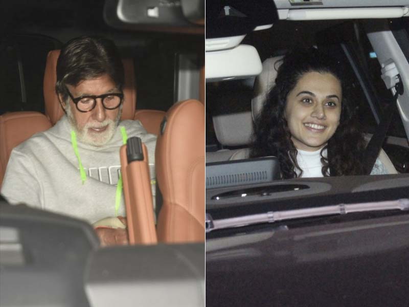 अमिताभ बच्चन और तापसी पन्नू ने देखी फिल्म 'बदला' अमिताभ बच्चन और तापसी पन्नू ने देखी फिल्म 'बदला'