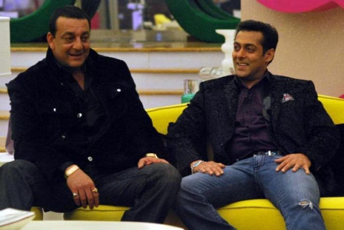 Sanjay-Salman on sets of Bigg Boss Season 5