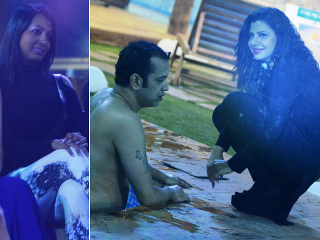 Inside the <i>Bigg Boss</i> Party: Kashmira, Sambhavna, Rahul Mahajan Make a Night of it