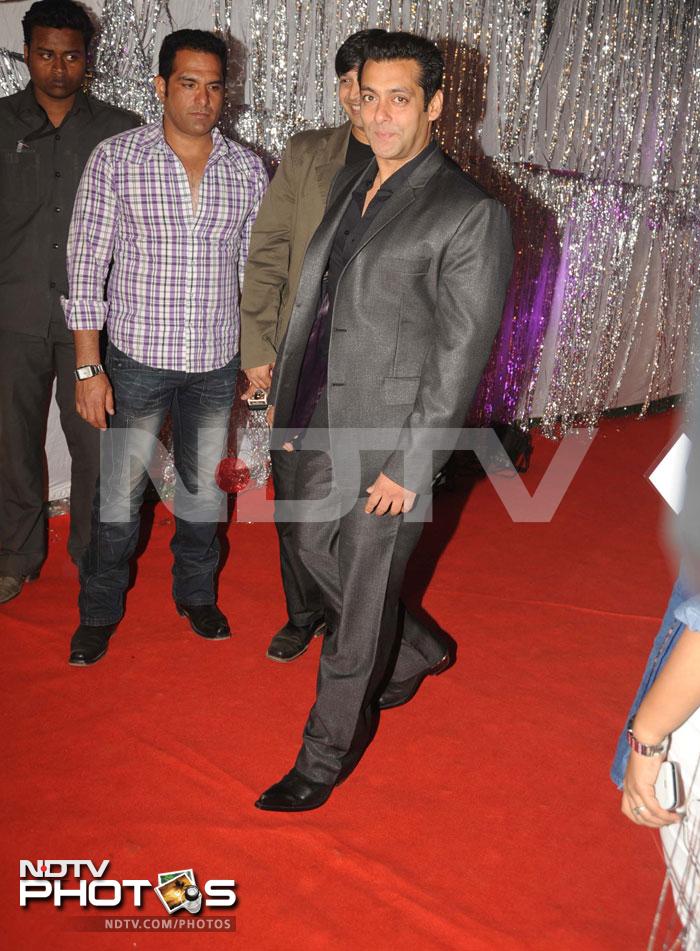 Salman Khan on the red carpet.