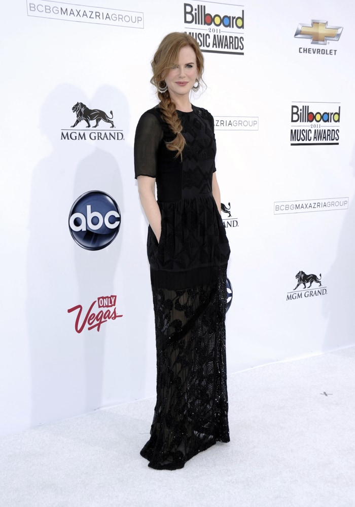 Nashville's most glamorous resident, Nicole Kidman dazzles in black.