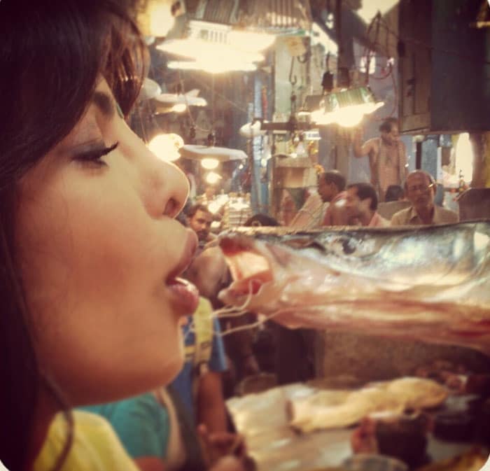 Will Priyanka kiss that fish?!