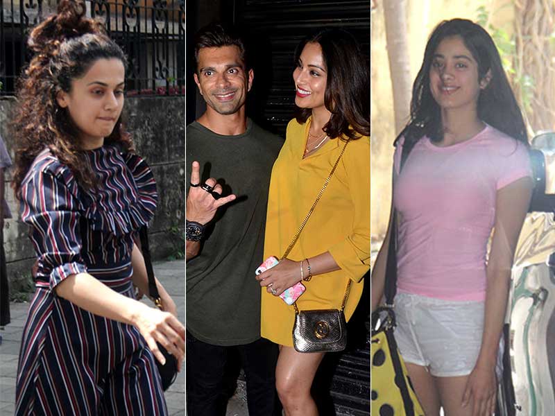 Sneak Peek Into Bipasha, Karan, Janhvi And Taapsee's Weekend Plans
