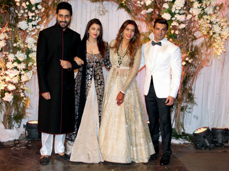 Photo : Abhishek, Aishwarya, SRK, Salman Attend Bipasha-Karan's Wedding