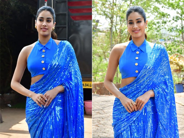 Bleed Blue Janhvi Kapoor-Style