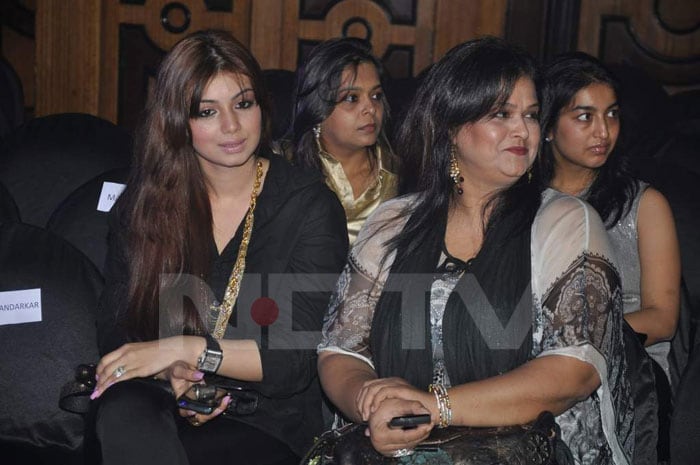 Ayesha Takia  waits for the show to begin.