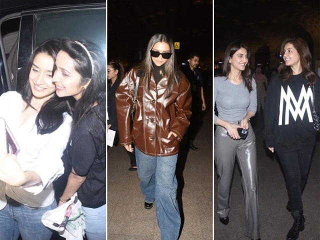 Photo : Blockbuster Airport Spotting: Deepika Padukone, Shraddha Kapoor, Vaani Kapoor And Others