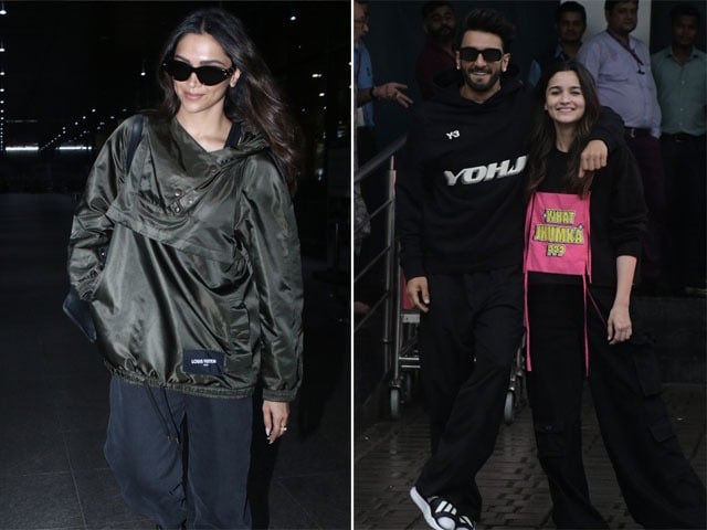 Photo : Blockbuster Airport Spotting: Deepika, Ranveer, Alia And Others