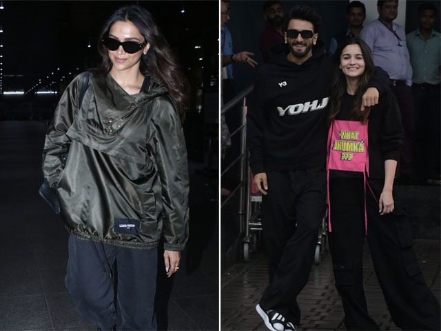Blockbuster Airport Spotting: Deepika, Ranveer, Alia And Others