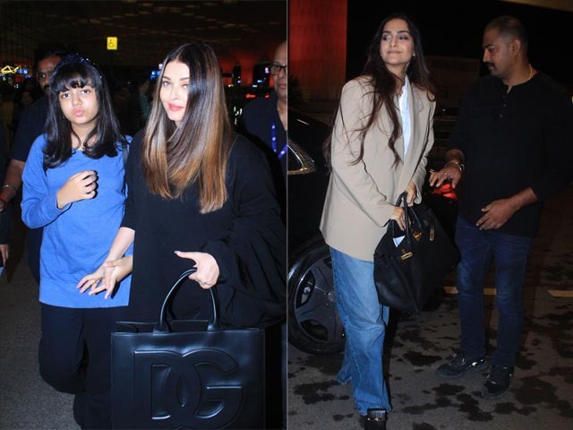 Blockbuster Airport Spotting: Aishwarya Rai Bachchan, Sonam Kapoor And Others