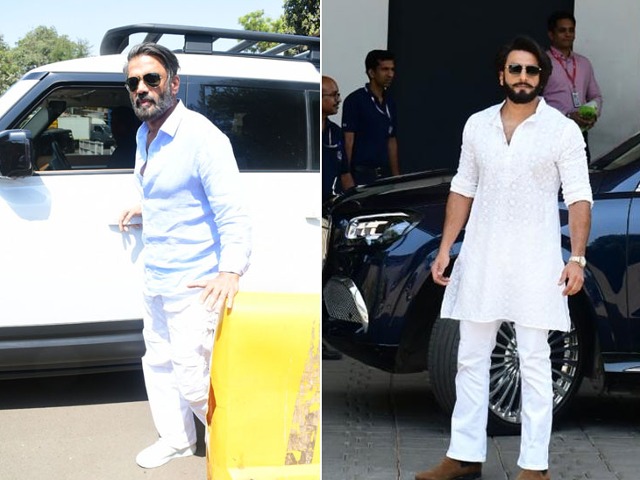 Blockbuster Airport Spotting: Ranveer Singh, Suniel Shetty And Others