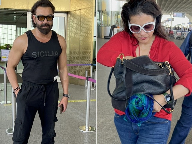 Photo : Blockbuster Airport Spotting: Gupt Co-Stars Kajol, Bobby Deol And Other Celebs