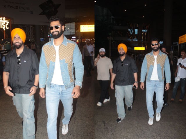 Blockbuster Airport Spotting: Vicky Kaushal And Ammy Virk 