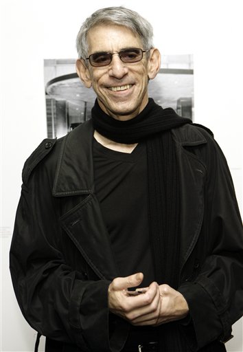 Richard Belzer poses for photographers as she arrives at the Museum of Modern Art in New York for a special screening of the new film Blood Diamond.