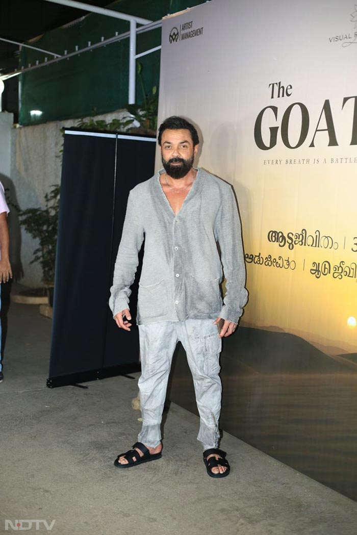 Bobby Deol, Akshay Oberoi And Others At Aadujeevitham Screening