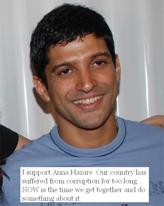 Bollywood pledges support to Anna Hazare