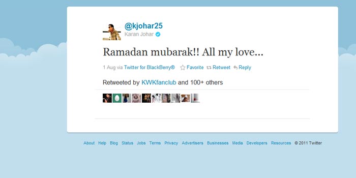 Bollywood stars send Ramzan greetings