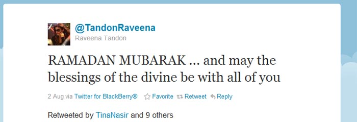 Bollywood stars send Ramzan greetings