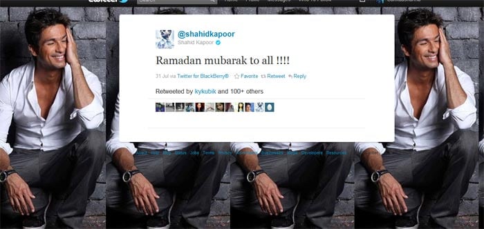 Bollywood stars send Ramzan greetings