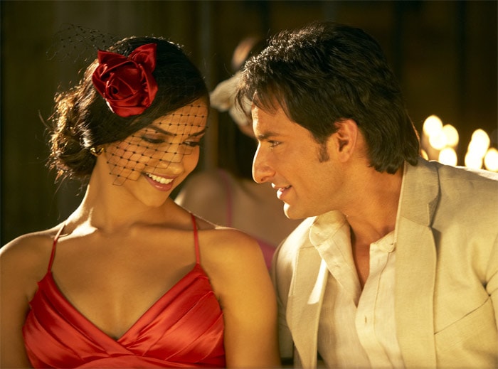 <i><b>Love Aaj Kal</i></b> (2009)<br>
<b>Net Gross collection</b>: Rs 66,35,00,000 <br> 
<b>Cast</b>: Saif Ali Khan, Deepika Padukone, Giselle Monteiro, Neetu Singh, Rishi Kapoor, Rahul Khanna, Vir Das<br>
<b>Directed by</b>: Imtiaz Ali<br>
<b>Synopsis</b>: <b>Love Aaj</b><br>
<i>LonDon, San Francisco, Delhi - 2009</i>
Jai and Meera is a modern-day couple in LonDon. They are very happy together but do not believe in tying each other down. So when life pulls them in different directions, they decide to go with the flow. "These Heer-Ranjha, Romeo-Juliet type janam janam ka saath type couples exist only in story books", Jai says. In the real life, we have to be practical.<br>
<b>Love Kal</b><br>
<i>Delhi, Calcutta - 1965</i><br> 
Veer Singh is struck by the thunderbolt when he sees Harleen for the first time. Soon after, he stands under a tree and swears that "is janam mein aur har janam mein? yehi meri votti banegi ? Harleen Kaur." He travels a thousand kilometers by train to stand under her balcony only to have a glimpse of her face. And yet not speak a word with her.<br>
<b>Love Aaj Kal</b><br>
Veer does not understand how Jai can treat matters of the heart without passion, like a financial transaction. Jai does not understand how Veer Singh could have been so na�ve and silly about Harleen in the days of his youth. But as both stories unfold, we realize that the process of relationship might be different in different eras, but the experience of being in love remains the same. So there is the frolic and despair of modern living. The liberation and confusion. And there is the past ? the times of innocence and compulsion. And there is distance, and the fondness that increases with distance. Gaps widen between two people, but bridges keep growing too. (Source: Official release)