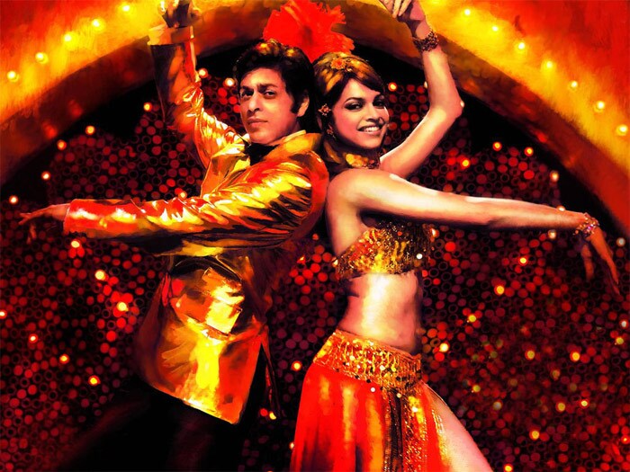 <i><b>Om Shanti Om</i></b> (2007)<br>
<b>Net Gross collection</b>: Rs 79,42,00,000 <br> 
<b>Cast</b>: Shahrukh Khan, Deepika Padukone, Kirron Kher, Shreyas Talpade, Arjun Rampal, Yuvika Choudhary <br>
<b>Directed by</b>: Farah Khan<br>
<b>Synopsis</b>: This is a story of 'Om' and 'Shanti'. His film started in 1977 and ended in 2007. He was a Junior Artist in the 70's. She was a Superstar of the 70's. He was her biggest fan. She was his biggest inspiration. He was madly in love. She was waiting for love. He wanted to be a 'superstar'. She wanted to be a 'girl next door'. He was ready to give up all his dreams for love. She was ready to give up everything she had for love. He felt betrayed in life. She felt betrayed in love. And then started the saga of 'Om Shanti Om'. For some love stories one life time is not enough... (Source: Official release)