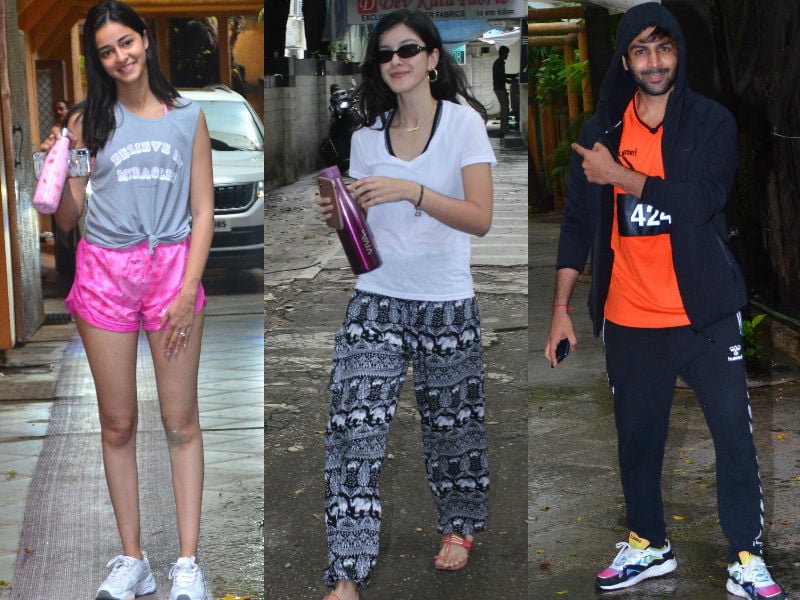 Photo : Ananya Panday, Shanaya Kapoor, Kartik Aaryan Are Busy Celebs