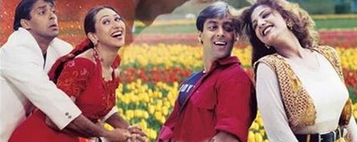 Salman Khan was a hoot in <i>Judwaa</i> as a pair of introvert-extrovert estranged twins who's paths cross in a comedy of errors.