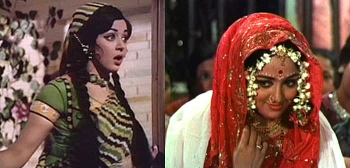 Before Sridevi there was the Dream Girl playing two of herself. In one of her biggest blockbusters, Hema was Seeta, a timid and oppressed girl, as well as Geeta, the feisty identical twin.