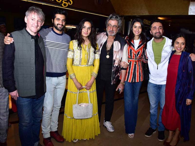 Shraddha Kapoor Attends <I>Bombairiya</I> Screening With Family