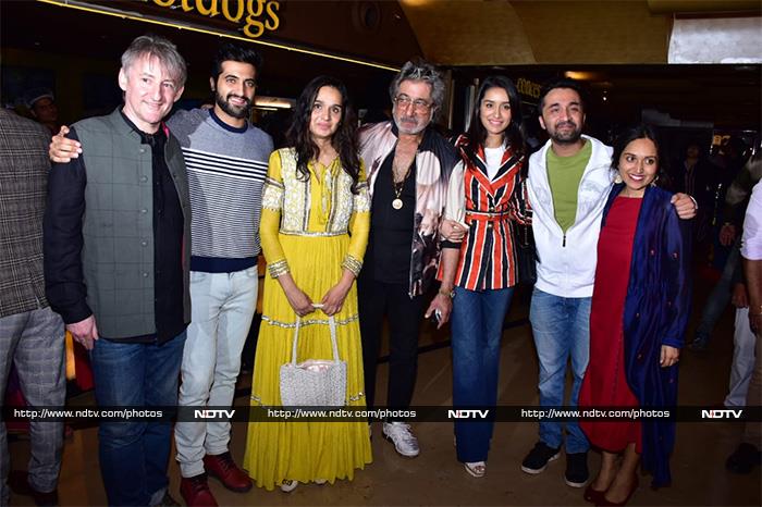 Shraddha Kapoor Attends <I>Bombairiya</I> Screening With Family