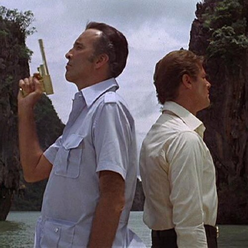 <B>Stroke of luck</b>: In <I>The Man with the Golden Gun</i> (1974) Roger Moore's contract demanded that he be provided an unlimited supply of hand-rolled Monte Cristo cigars.
