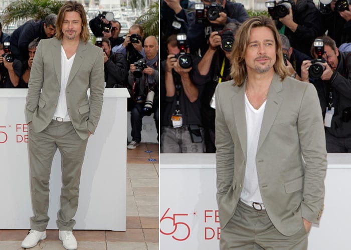 A-List alert! Brad Pitt hits Cannes