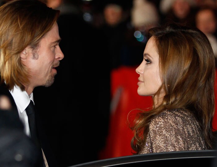 Much in love Jolie, Pitt promote new film together