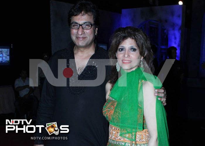 Ghazal singer Talat Aziz with his wife Bina.