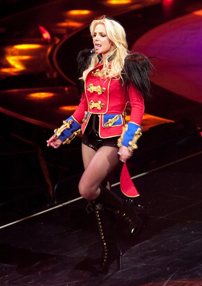 Britney blows hot Down Under