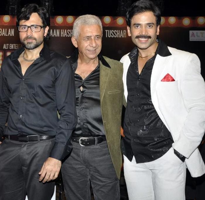 Emraan, Naseer and Tusshar paint The Dirty Picture