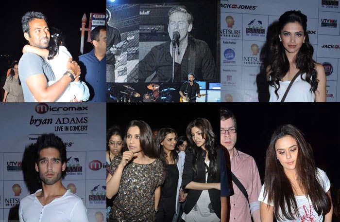 Deepika, Anushka, Rani Sing With Bryan Adams