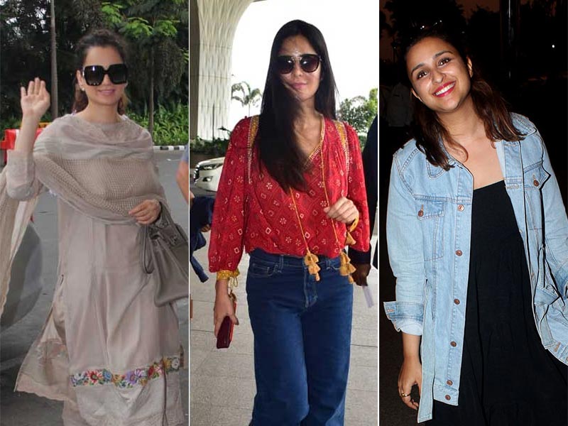 Katrina, Kangana, Parineeti: Happy Faces At A Busy Airport