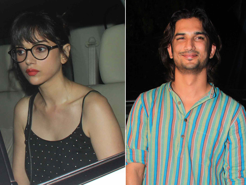 Aditi Rao Hydari and Sushant Watch <i>Detective Byomkesh Bakshy!</i>
